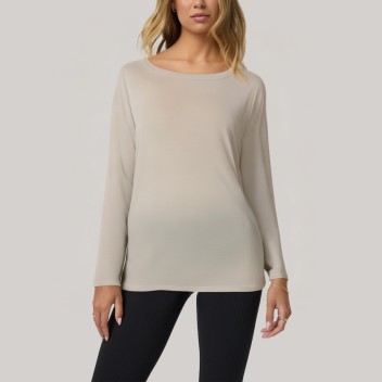 Casual round neck women's long-sleeved base layer