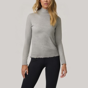 Casual turtleneck women's long-sleeved base layer