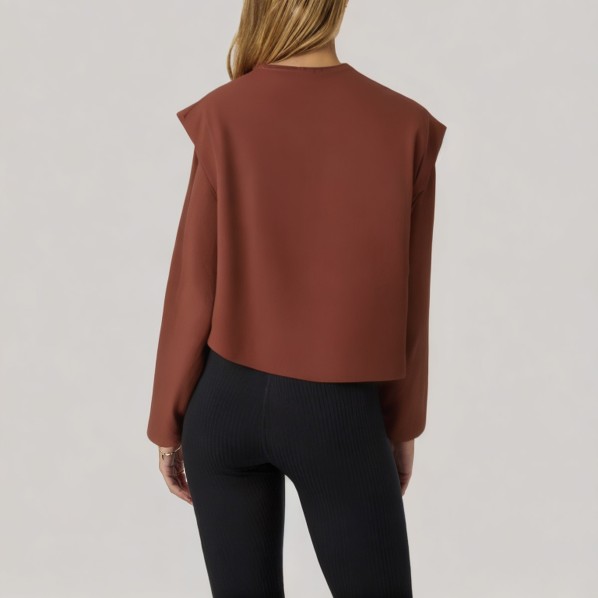 Elegant and loose-fitting women's base layer top