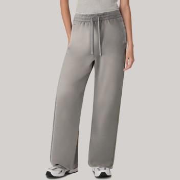 Retro washed drawstring women's jogger pants