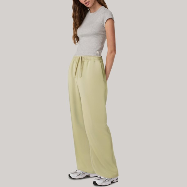 Simple and comfortable women's drawstring sweatpants