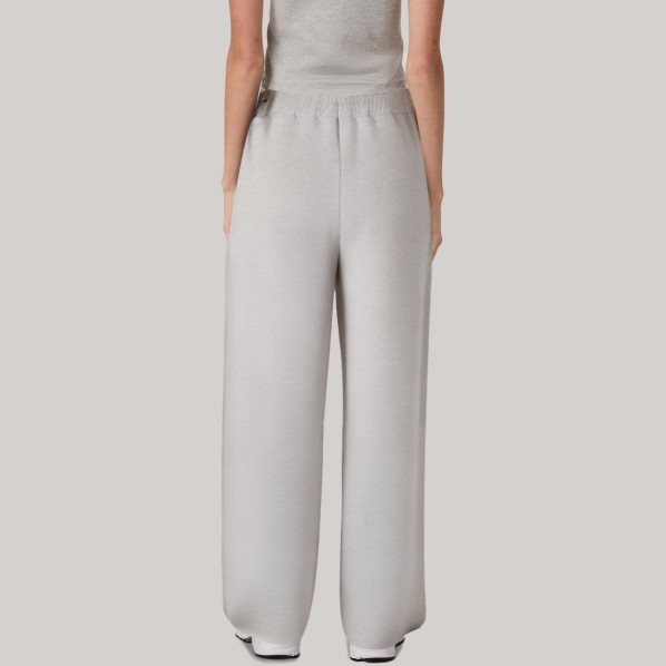 Solid color warm high-waisted women's sports pants