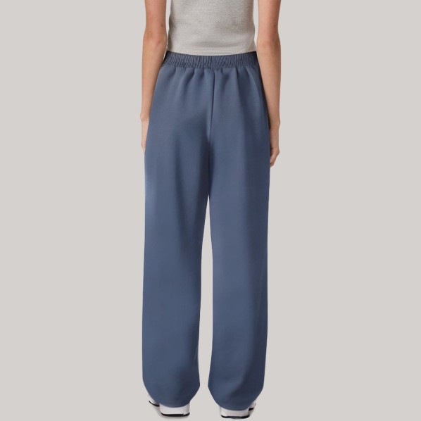 Blue breathable women's jogger pants