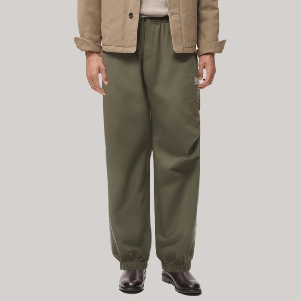 Casual high-waisted men's windproof pants