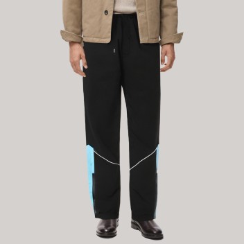 Stylish drawstring men's sports windproof pants