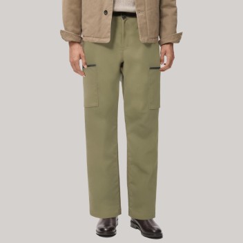 Green outdoor straight leg men's windproof pants