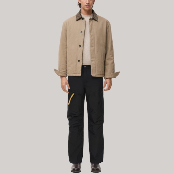 Waterproof straight-leg men's hiking windproof pants