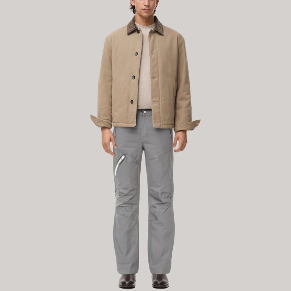 Simple straight-leg men's hiking windproof pants