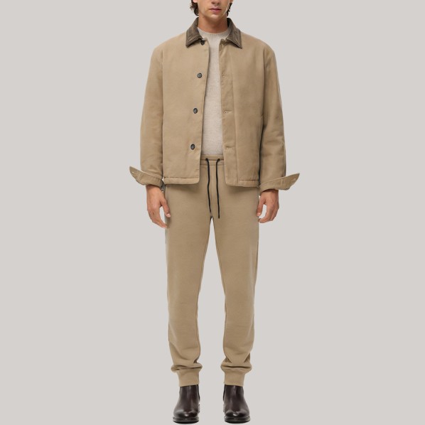 Simple and casual straight-leg men's trousers