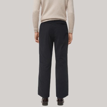 Black multi-pocket men's sports windproof pants