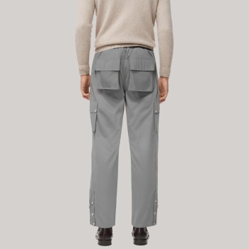 Outdoor grey men's workwear windproof pants