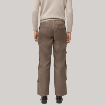 Retro waterproof multi-pocket men's windproof pants