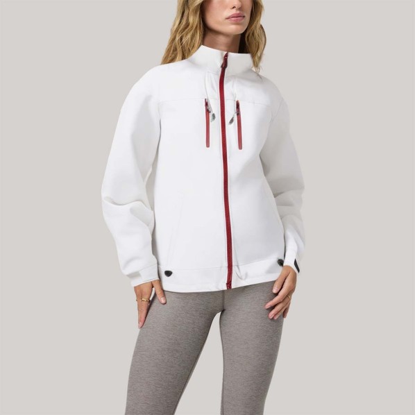 Stylish and loose-fitting women's sports windbreaker