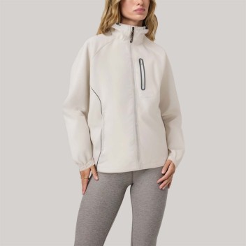 Outdoor Loose-fitting Hooded Women's Windbreaker