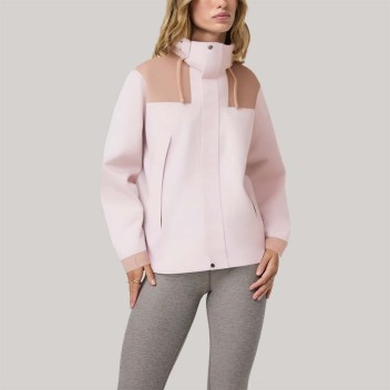 Pink outdoor mountain women's windbreaker