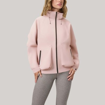 Lightweight outdoor hooded women's windbreaker