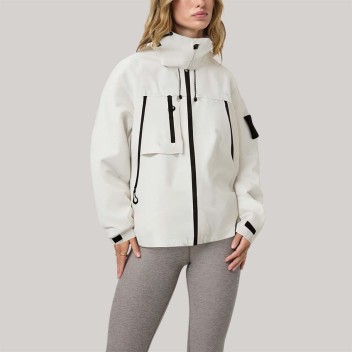 Lightweight outdoor zipper women's windbreaker