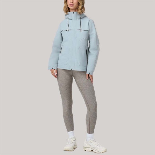 Casual outdoor zip-up women's windbreaker