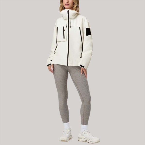 Lightweight outdoor zipper women's windbreaker