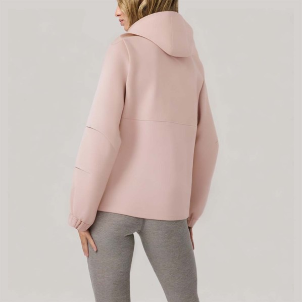 Lightweight outdoor hooded women's windbreaker