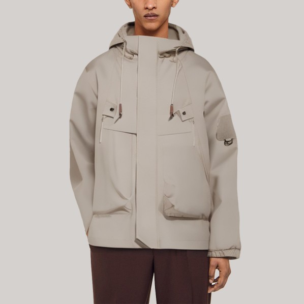 High-quality waterproof men's hiking jacket