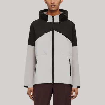 Casual waterproof hooded men's windbreaker