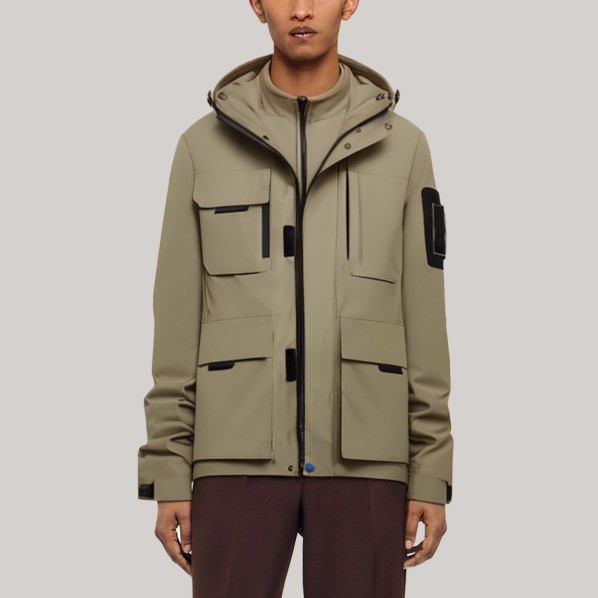 Warm and waterproof men's hunting jacket