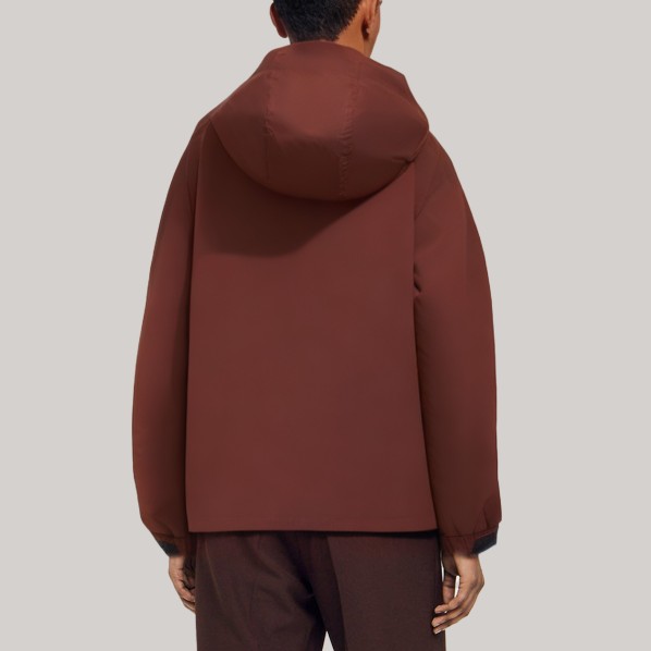 High-quality hooded men's mountaineering jacket