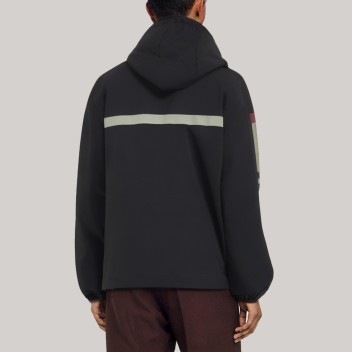 Splash-proof outdoor hooded men's windproof jacket