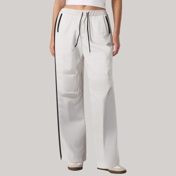 Loose-fitting side-striped women's windproof pants