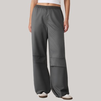 Elastic waist loose women's windproof pants