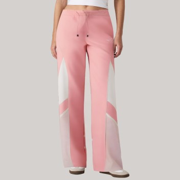Pink fashion straight leg women's windproof pants