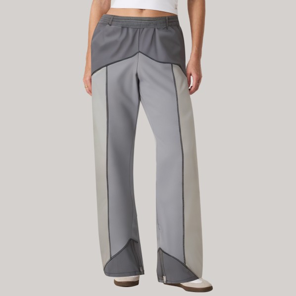 Lightweight color-blocked women's windproof pants