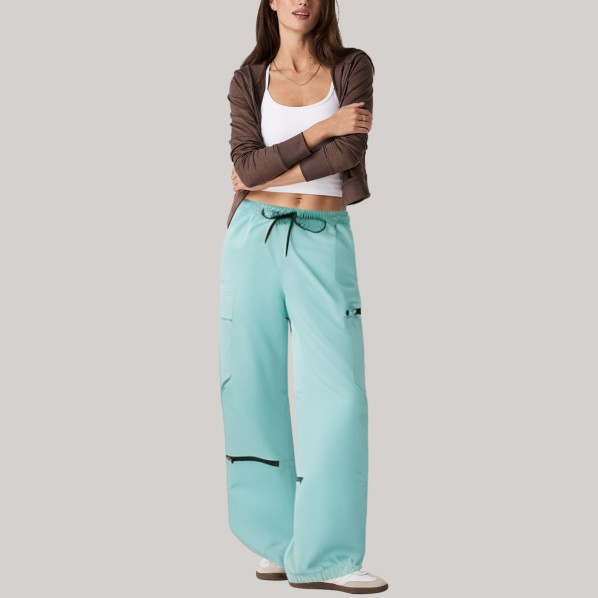 Simple waterproof women's ski windproof pants