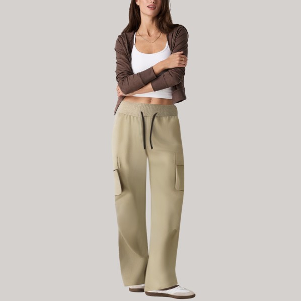 High-quality loose-fitting women's windproof sports pants