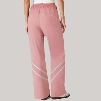 Pink fashion straight leg women's windproof pants