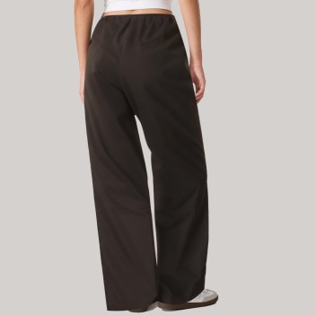 Reflective striped loose-fitting women's windproof pants